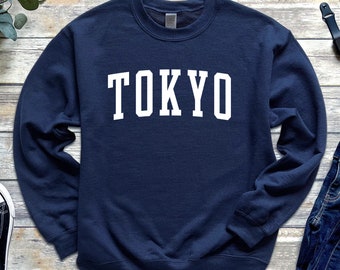 Tokyo Sweatshirt | Tokyo Japan Classic Crewneck Sweatshirt