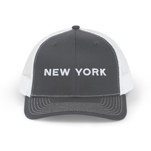 New York truckerpet | Geborduurde New Yorkse truckerpet | New York-hoed