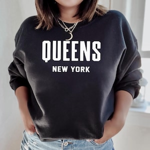 Queens Sweatshirt | Queens NYC | Queens New York Crewneck Sweatshirt