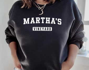Marthas Vineyard Sweatshirt | Marthas Vineyard Massachusetts Rundhals-Sweatshirt