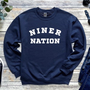 Sudadera de los Niners / Sudadera de cuello redondo de Niner Nation