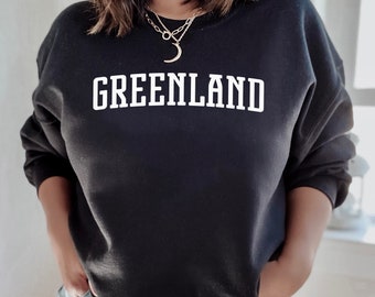 Bluza z kapturem Greenland | Bluza z kapturem Greenland | Arktyka, Zorza Polarna