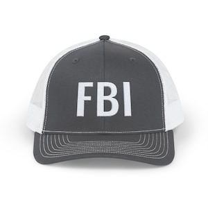 FBI Trucker Hat | Federal Bureau of Investigation | Embroidered FBI Trucker Hat