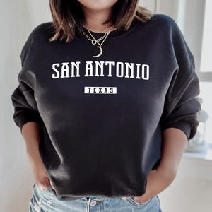 San Antonio Sweatshirt | San Antonio Texas Crewneck Sweatshirt