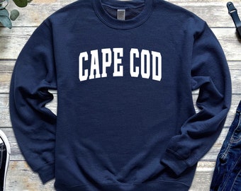 Cape Cod Kapuzenpullover | Cape Cod Massachusetts Rundhals-Sweatshirt