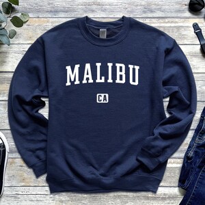 Malibu Sweatshirt | Malibu California Classic Crewneck Sweatshirt