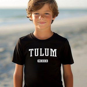 Tulum Shirt for Kids | Tulum Mexico Youth T-Shirt | Tulum Teen Tee | Yucatan