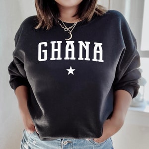 Ghana Sweatshirt | Ghana Crewneck Sweatshirt | Accra, Africa, Kwame, Gold Coast
