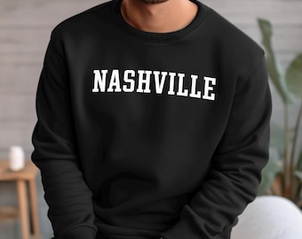 Nashville Sweatshirt | Nashville Classic Crewneck Sweatshirt