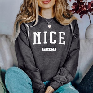 Nice Sweatshirt | Nice France Crewneck Sweatshirt | French Riviera, Vieux Nice