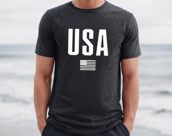 Camiseta de EE. UU. / Camiseta del orgullo estadounidense / Camiseta con la bandera de EE. UU. / Camiseta con la bandera de EE. UU.