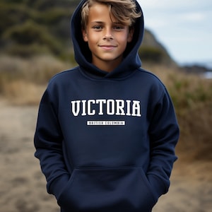 Victoria Hoodie for Kids | Victoria British Columbia Youth Pullover Hoodie