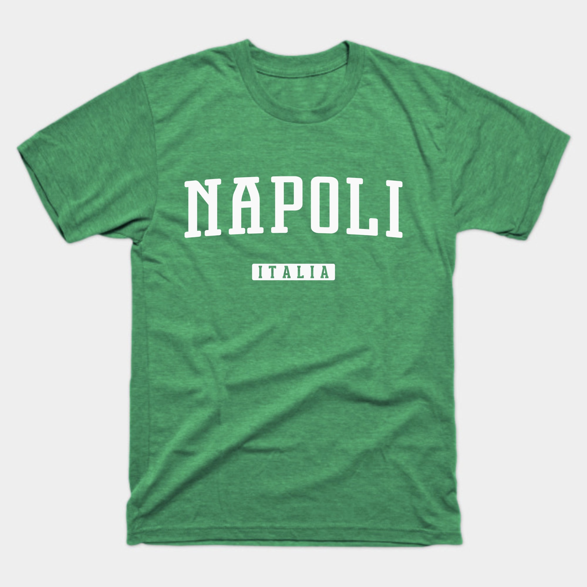 T-shirt Napoli Bleu Taille XL Coton - Occasion Bon État