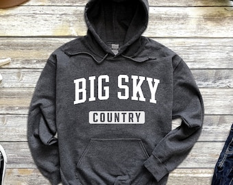 Sudadera con capucha Big Sky / Sudadera con capucha clásica Big Sky Country