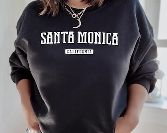 サンタモニカ スウェットシャツ | サンタモニカ カリフォルニア クルーネック スウェットシャツ