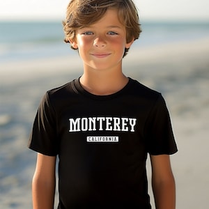 Monterey Kids Shirt | Monterey California Youth T-Shirt | Monterey Teen Tee