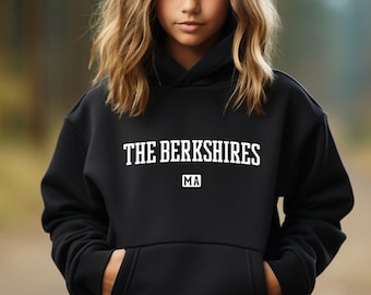 Berkshires Hoodie for Kids | Berkshires Youth Pullover Hoodie | Massachusetts