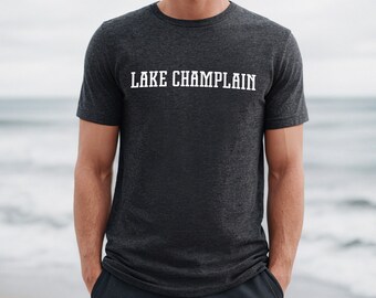 Camisa del lago Champlain / Camiseta del lago Champlain / Camiseta unisex para adultos del lago Champlain