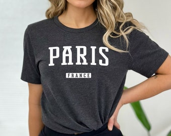Paris Shirt | Paris France T-Shirt | Men Women Adult Unisex Paris Tee