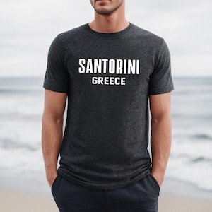 Santorini Shirt | Greek Vacation | Santorini Greece T-Shirt | Santorini Tee Shirt