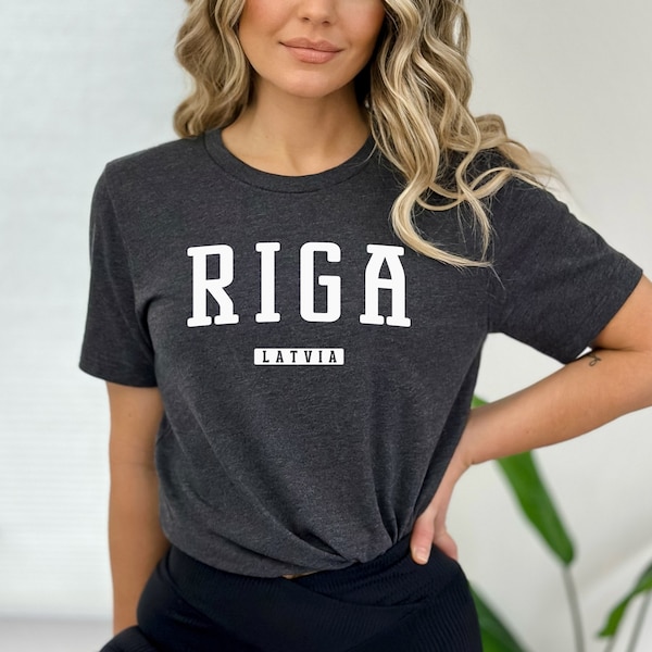 Riga Shirt | Riga Latvia T-Shirt | Riga Tee | Baltic, Daugava River, Latvian