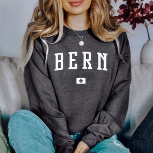 Bern Sweatshirt | Bern Switzerland Crewneck Sweatshirt |  Bärn, Swiss