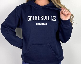 Gainesville Hoodie | Gainesville Florida Pullover Hoodie | Adult Unisex Hoodie