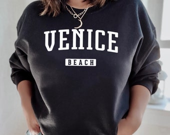 Venice Beach Sweatshirt | Venice Beach California Crewneck Sweatshirt | SoCal