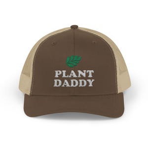 Plant Daddy Trucker Hat | Embroidered Plant Daddy Trucker Hat | Plant Daddy Hat