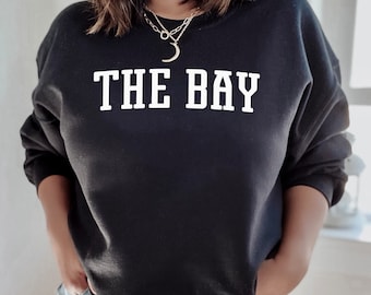 Sudadera The Bay / Sudadera con cuello redondo The Bay / Bahía de San Francisco, Área de la Bahía