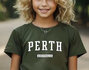 Maglietta Perth per bambini / Maglietta Perth Australia per ragazzi / Vacanze in viaggio in Australia