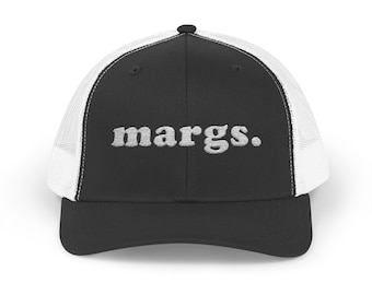 Margaritas Trucker Hat | Embroidered Margs Trucker Hat | Margs Hat