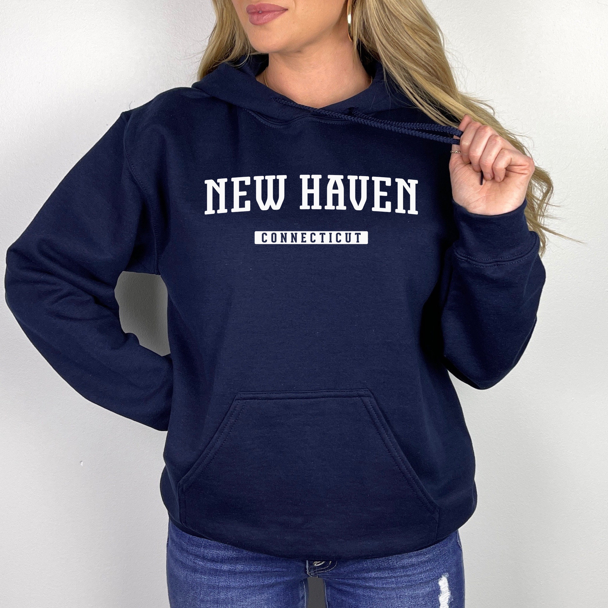New Haven Hoodie | New Haven Connecticut Pullover Hoodie | Adult