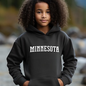 Minnesota Hoodie for Kids | Minnesota Youth Pullover Hoodie | Saint Paul