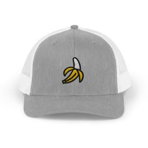 Casquette trucker banane | Casquette trucker banane brodée | Chapeau banane