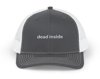 Dead Inside Truckerkeps | Broderad Dead Inside Truckerkeps | Dead Inside-keps