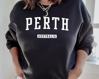 Felpa Perth / Felpa girocollo Perth Australia / Vacanze in Australia