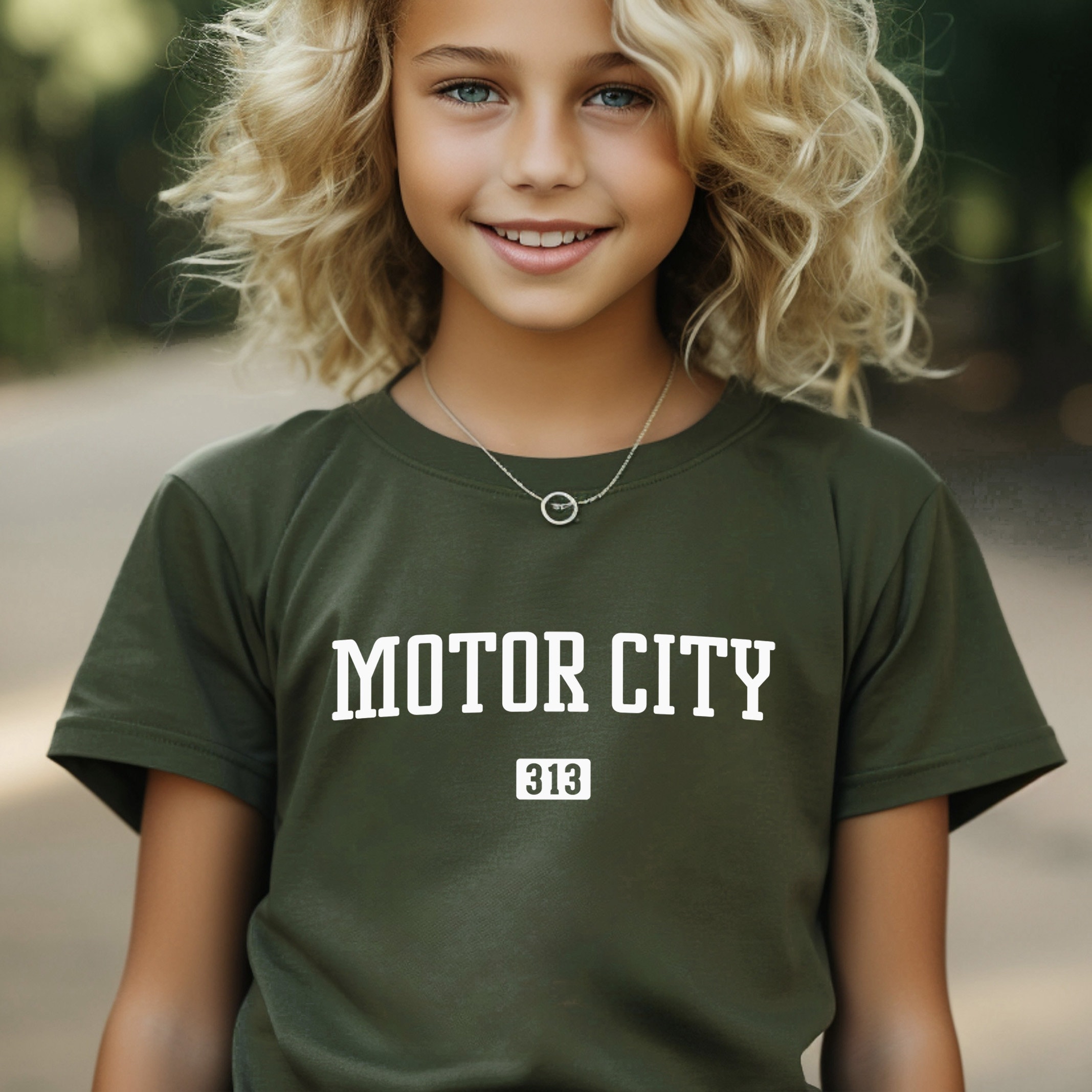 Motor City Shirt for Kids | Motor City 313 Youth T-shirt | Motor