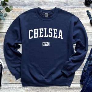 Sweat-shirt Chelsea | Sweat-shirt classique à col rond Chelsea NYC