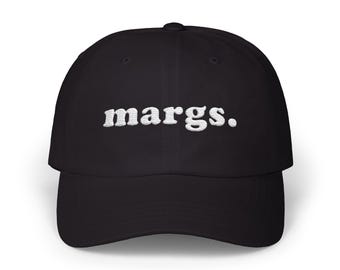 Margaritas Dad Hat | Classic Embroidered Margs Dad Cap | Margs Hat