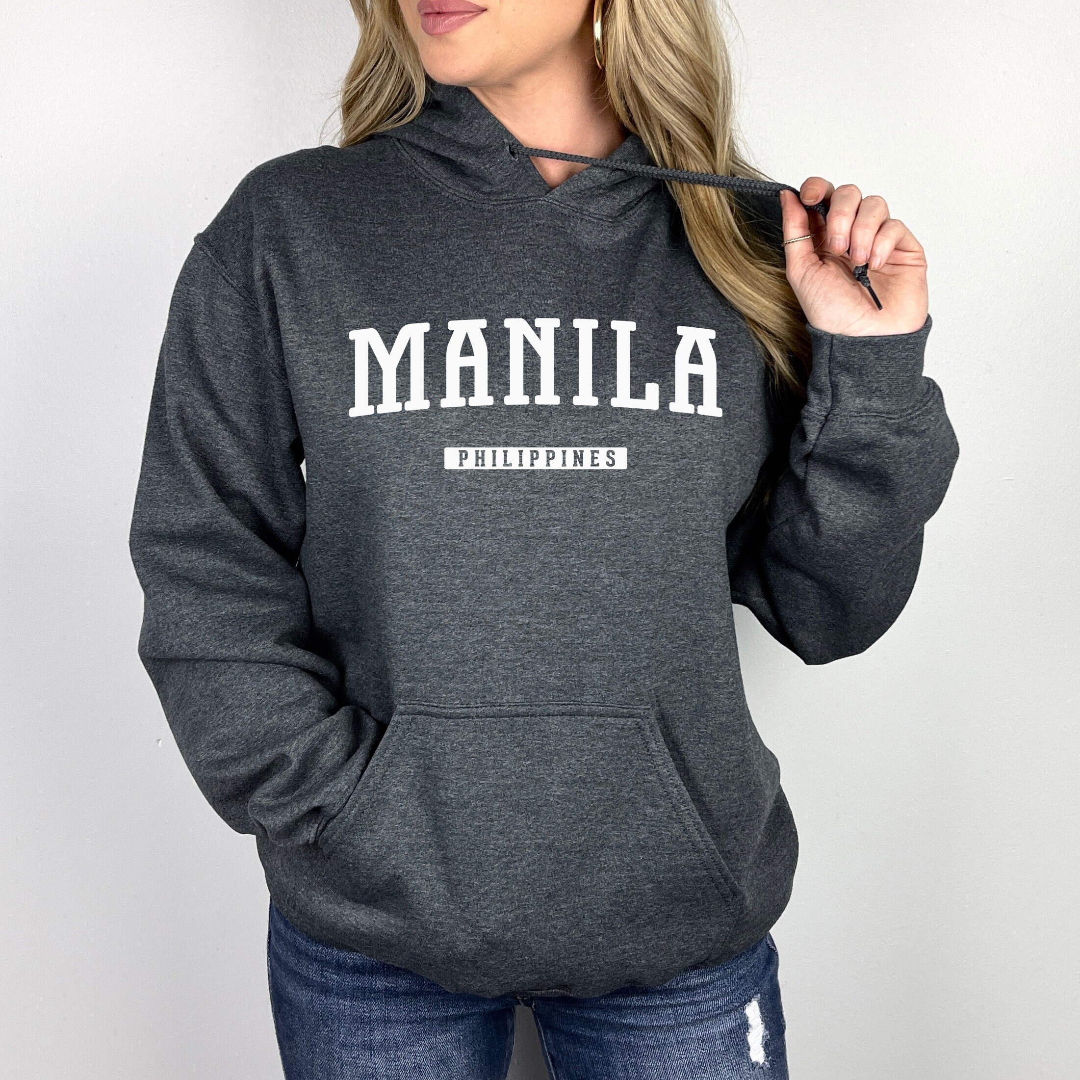 Manila Hoodie | Manila Philippines Pullover Hoodie | Pasay, Bonifacio, Makati