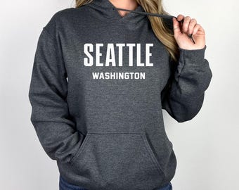 Seattle Hoodie | Puget Sound Pacific Northwest |  Seattle Washington Pullover Hoodie