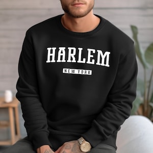 Harlem Sweatshirt | Harlem New York Crewneck Sweatshirt | The Mecca, Uptown NYC