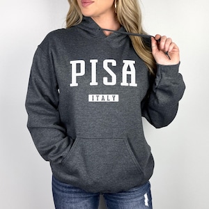 Pisa Italy Hoodie | Pisa Italia Pullover Hoodie | Pisa Adult Unisex Hoodie