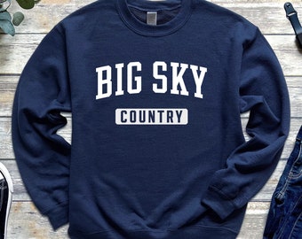 Sudadera Big Sky / Sudadera clásica con cuello redondo Big Sky Country