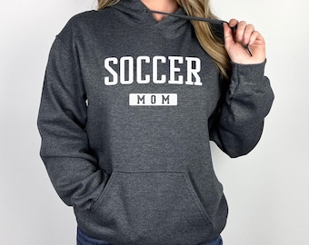 Fotbollsmamma Hoodie | Momager | Fotbollsförälder | Fotbollsmamma Hoodie