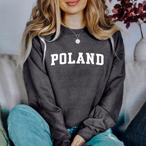 Poland Sweatshirt | Poland Classic Crewneck Sweatshirt