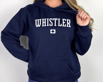 Whistler Hoodie | Whistler British Columbia Pullover Hoodie | Blackcomb, Village