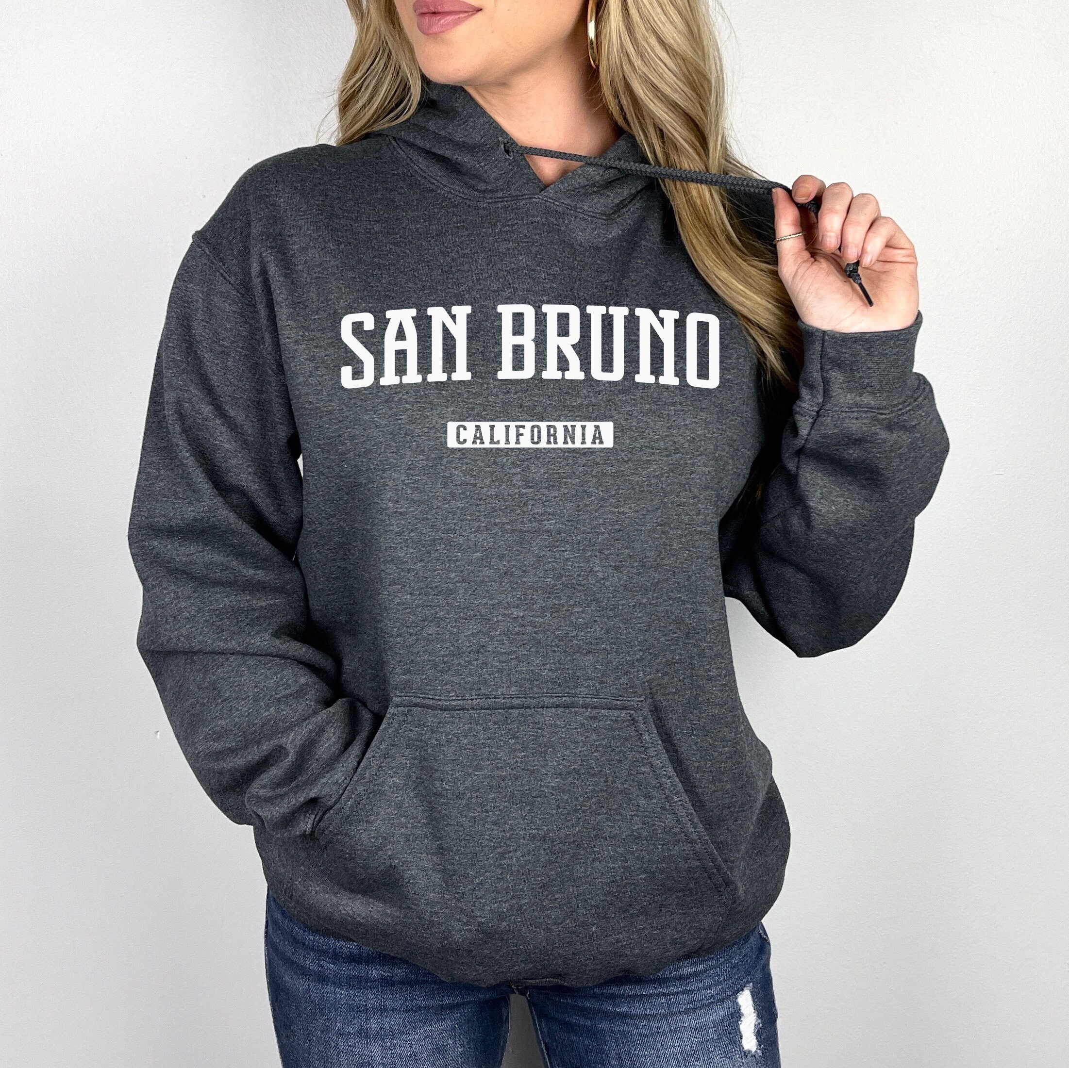 San Bruno Hoodie | San Bruno California Pullover Hoodie
