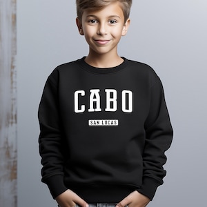 Cabo Sweatshirt for Kids | Cabo San Lucas Youth Crewneck Sweatshirt | Lands End